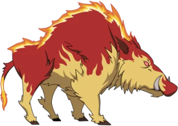 Giant Flame Boar