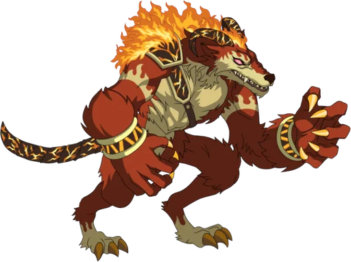 The Blazing Werewolf