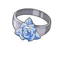 Blue Rose Ring