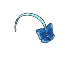 Blue Ribbon Headband