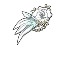 White Rose Hairpin