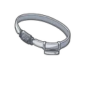 White Leather Belt