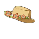 Summer Flower Straw Hat