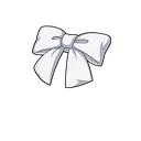 Pure White Bow