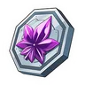 Colored Leaf Silver Medal