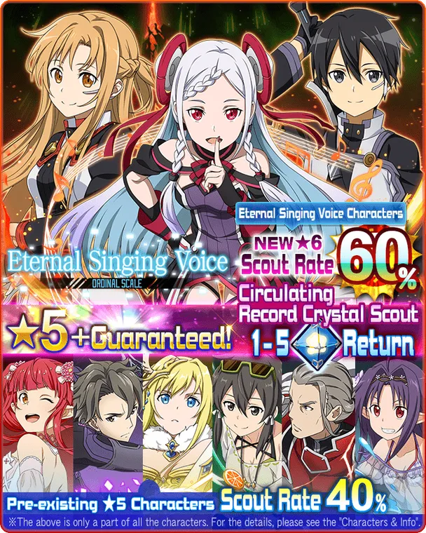 Eternal Singing Voice Record Crystal scout