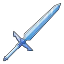 Silvery Blue Blade