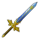 Blue Rose Ice Sword