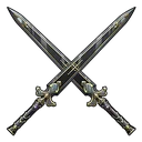 Black Iron Dual Swords